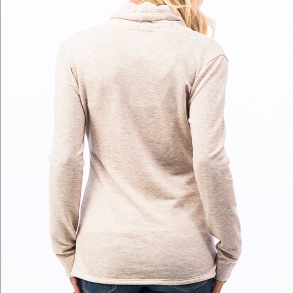 Oatmeal Wrap Jacket - Picture 5 of 6